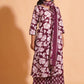 Majestic Maroon Floral suit set