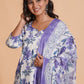 Opulent Lavender Floral suit set