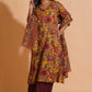 Mustard Maroon Heritage Suit Set