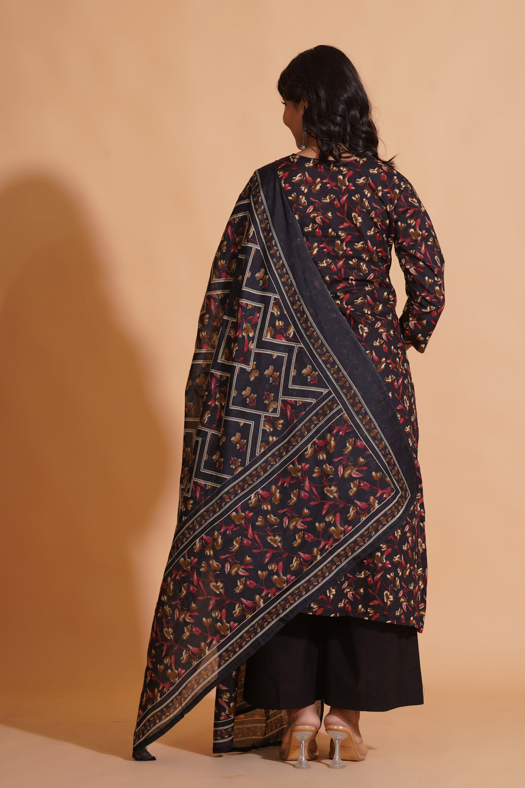 Enchanted Noir Floral Suit Set