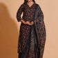Enchanted Noir Floral Suit Set