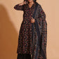 Enchanted Noir Floral Suit Set