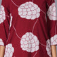 Crimson Blossom Oversized Floral Cotton Kurta Set