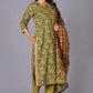 Verdant Paisley Heritage Print Kurta Set