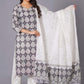Ornate Paisley Handblock Cotton Suit Set