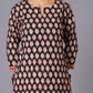 Noir Leaf Handblock Cotton Suit Set