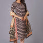 Noir Leaf Handblock Cotton Suit Set