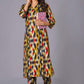 Geometric Flair Multi-Color Rayon Suit Set