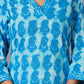 Azure Tie-Dye Pure Cotton Suit Set