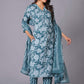 Aqua Grace Handblock Cotton Suit Set