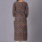 Midnight Paisley Handblock Cotton Suit Set