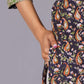 Midnight Paisley Handblock Cotton Suit Set