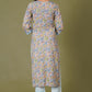 Sunlit Blossom Handblock Cotton Suit Set