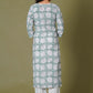 Verdant Classic Handblock Floral Cotton Suit Set