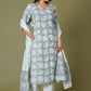 Verdant Classic Handblock Floral Cotton Suit Set