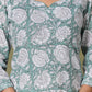 Verdant Classic Handblock Floral Cotton Suit Set