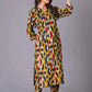 Geometric Flair Multi-Color Rayon Suit Set - Himdim Wear