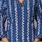Indigo Maze Handblock Cotton Suit Set - Himdim Wear