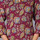 Maroon Finesse Handblock Cotton Kurta Set - Himdim Wear