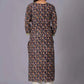 Midnight Paisley Handblock Cotton Suit Set - Himdim Wear