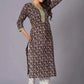 Midnight Paisley Handblock Cotton Suit Set - Himdim Wear
