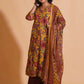 Mustard Maroon Heritage A-Line Suit Set - Himdim Wear