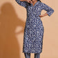 Navy Blossom Heritage Kurta Set - Himdim Wear