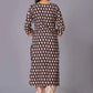 Noir Leaf Handblock Cotton Suit Set - Himdim Wear