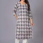 Ornate Paisley Handblock Cotton Suit Set - Himdim Wear
