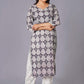 Ornate Paisley Handblock Cotton Suit Set - Himdim Wear