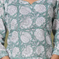 Verdant Classic Handblock Floral Cotton Suit Set - Himdim Wear