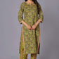 Verdant Paisley Heritage Print Kurta Set - Himdim Wear