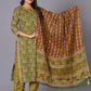 Verdant Paisley Heritage Print Kurta Set - Himdim Wear